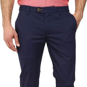 Ted Baker Navy  Chino Cotton trousers, size 38